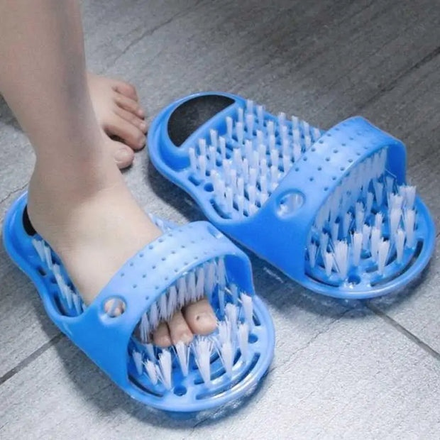 Household Bathroom Foot Cleaning Brush Slipper