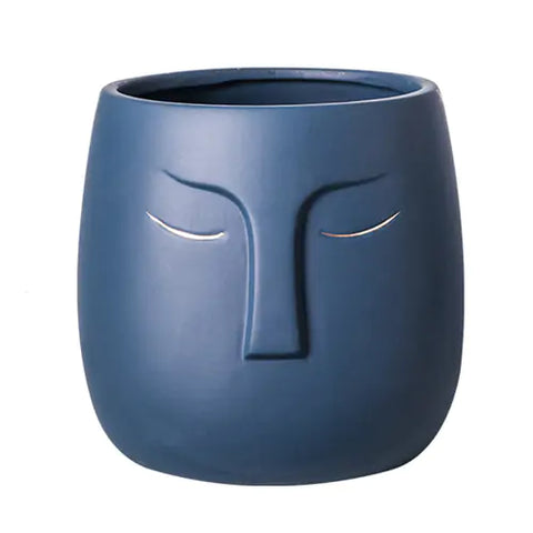 Ceramic Face Living Room Vase